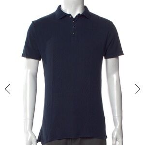 Sandro Men's Navy Polo Shirt